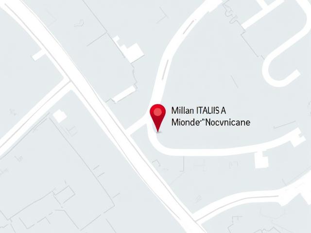 Mappa dell'ufficio di Zebra Del Mondo a Milano, Via Monte Napoleone
